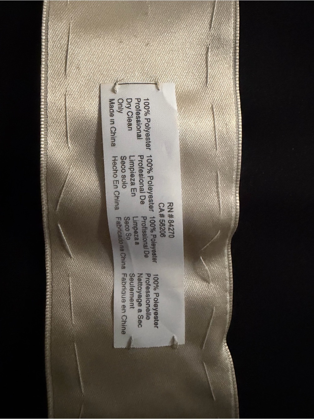 Embellished Satin Ribbon Bridal Sash - Picture 5 of 5